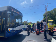 يافا: اصابة متوسطة لراكب دراجة نارية بحادث طرق